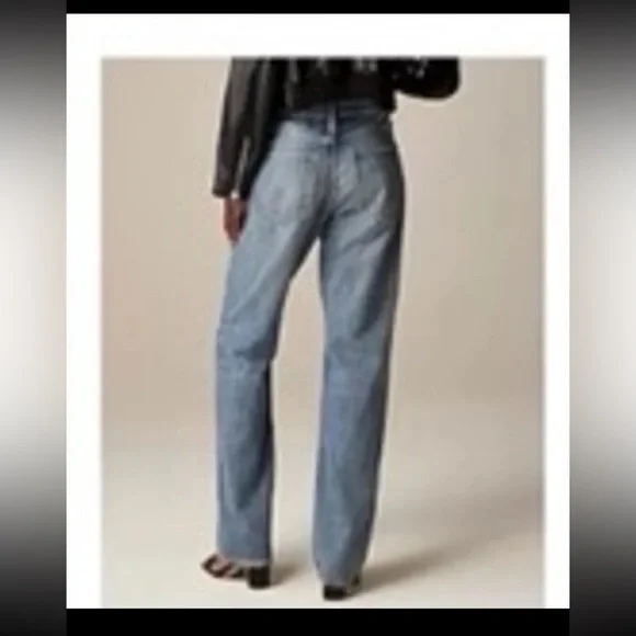 NWT J. Crew Mid-rise slouchy jean in 1984 rigid 
size 34 - Picture 3 of 12